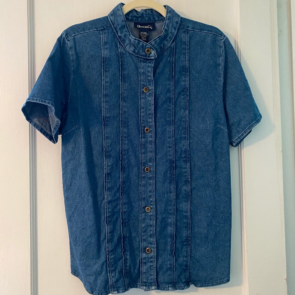 Denim top